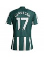 Manchester United Alejandro Garnacho #17 Vieraspaita 2023-24 Lyhythihainen